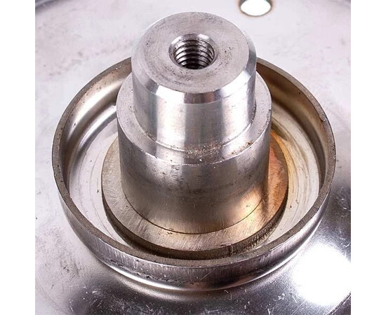 Зображення 3 Фланець барабана (опора) для пральної машини Electrolux, Zanussi, D вала=17mm 6 отв.xM4.7 (під підшипник 6203)