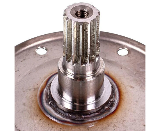 Зображення 2 Фланець барабана (опора) для вертикальної пральної машини Electrolux (2шт, шліци, нержавійка, під підшипник 6203)