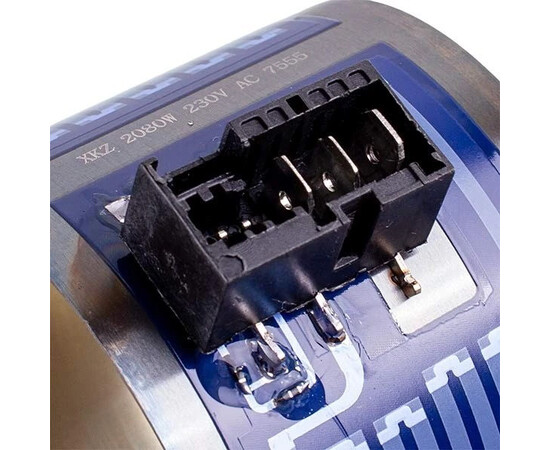 Изображение 4 ТЭН (проточный) для циркуляционной помпы посудомоечной машины Bosch 12019637 2080 W D=75 mm H=55 mm