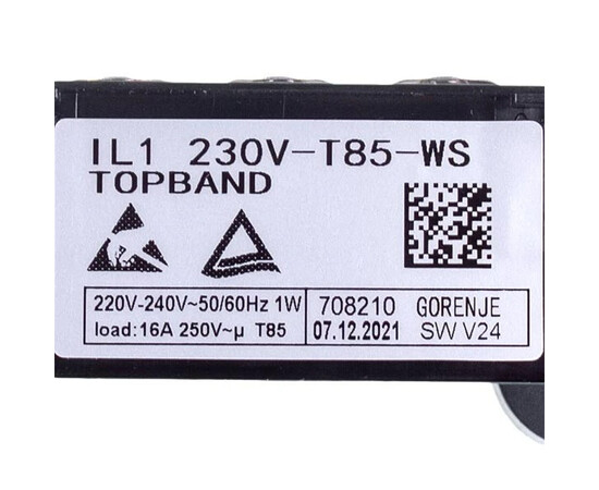 Изображение 2 Таймер электронный для духового шкафа Gorenje 708210