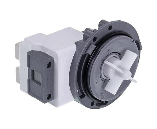 Изображение 4 Помпа (насос) для стиральной машины Hanyu 40 Вт B15-6A (контакты раздельные сзади; на 3 самореза)