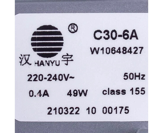 Зображення 2 Помпа 49W C30-6A для посудомийної машини Whirlpool 481010625628