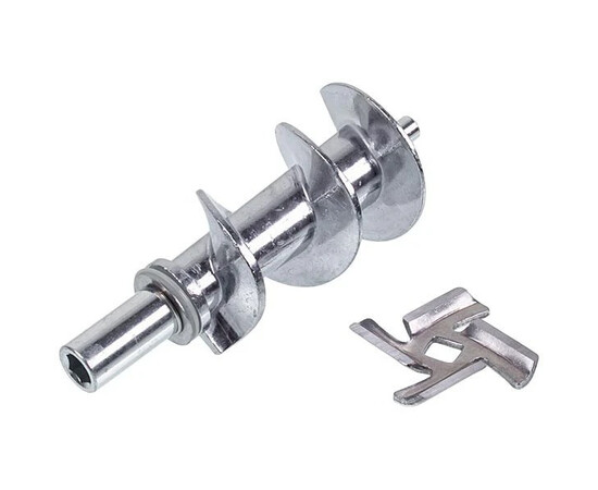 Изображение 2 Набор шнек L=120mm + нож D=47mm для мясорубки (OR-MG02-27, OR-MG02-26)