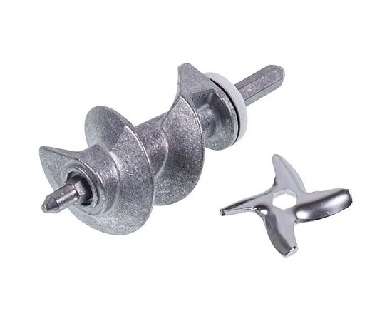 Зображення 2 Набір шнек L = 114mm + ніж D = 45mm для м'ясорубки Moulinex (SS-192595,XF911101)