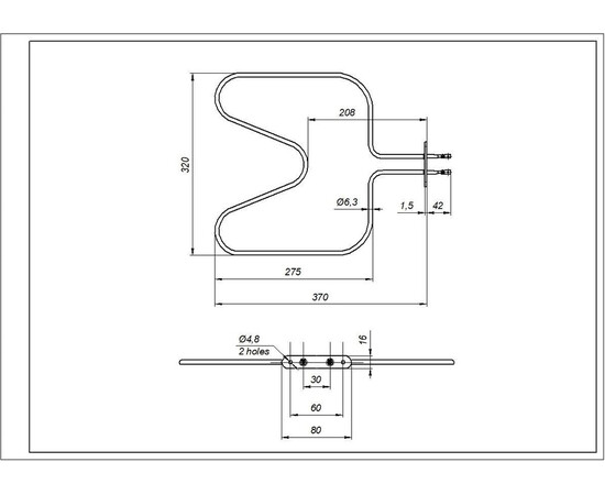 Зображення 3 Тен нижній для духовки Zanussi 3570635015