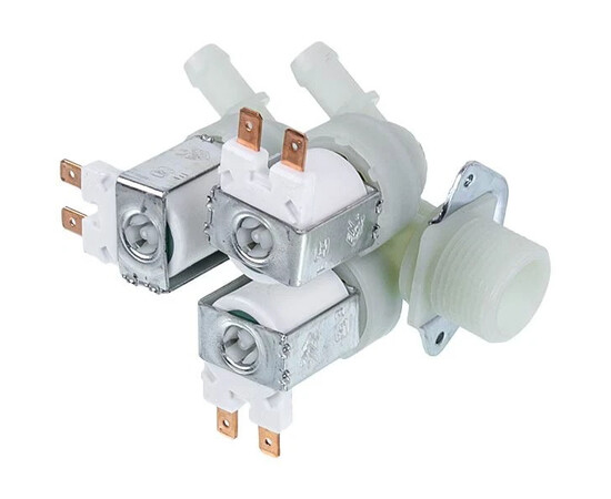 Зображення 3 Клапан подачі води для пральної машини Whirlpool 481981729332 3WAY/180/10.5 мм