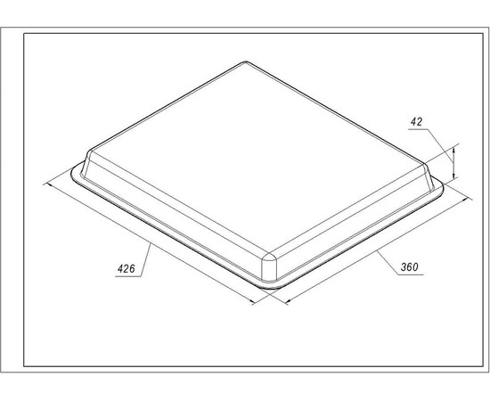Зображення 6 Деко емальоване (глибоке) 426x360mm для духовки Electrolux 3870288101