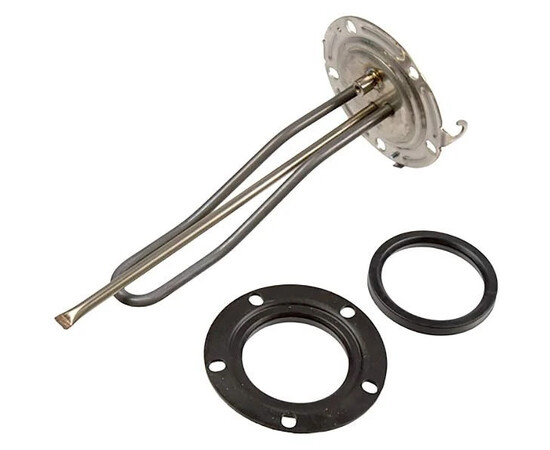 Изображение 2 Тэн для бойлера Ariston 65151226-01 1000W (нержавейка) L=280mm фланец 124mm (под анод M5)