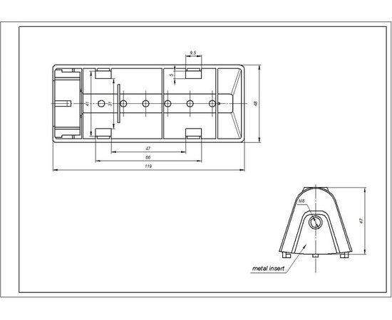 Зображення 7 Активатор барабана (ребро) для пральної машини Samsung DC97-02051D L=120mm