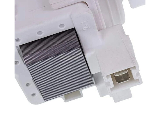 Изображение 6 Помпа (насос) для стиральной машины Miele 6239560 30 Вт (контакты спаренные сбоку, на 4 защелки)