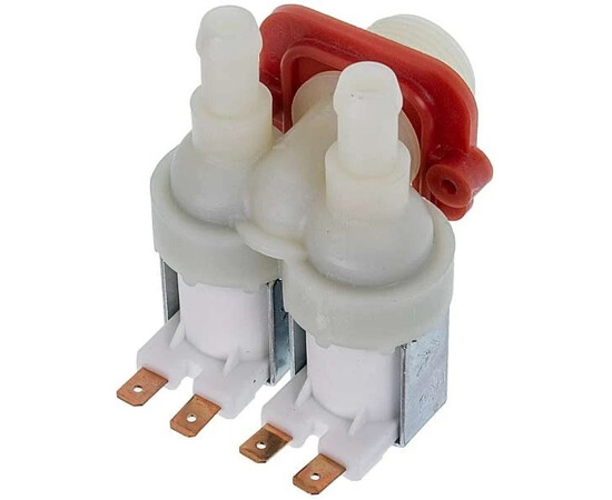 Зображення 2 Клапан подачі води для пральної машини Whirlpool 481981729327 2WAY/90/10.5 мм