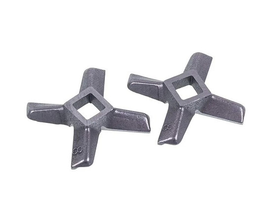 Зображення 2 Набір ножів для м'ясорубки Zelmer 00755469 ZMMA018X (2 шт.) D=54mm s=9mm Отвір=10x10mm NR8