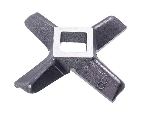 Зображення 4 Набір ножів для м'ясорубки Zelmer 00755469 ZMMA018X (2 шт.) D=54mm s=9mm Отвір=10x10mm NR8