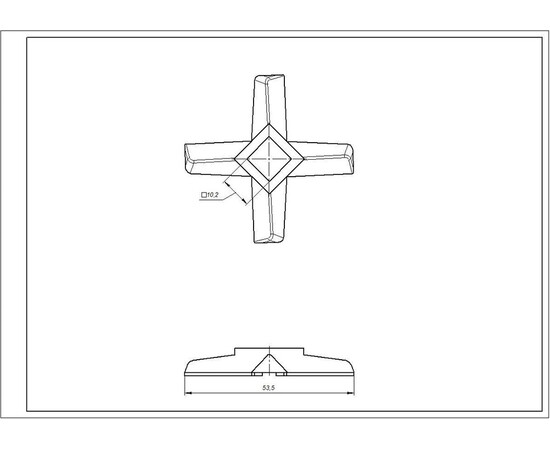 Зображення 5 Набір ножів для м'ясорубки Zelmer 00755469 ZMMA018X (2 шт.) D=54mm s=9mm Отвір=10x10mm NR8