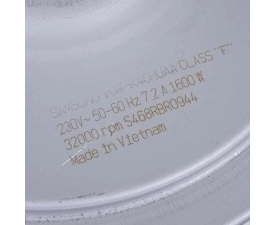 Изображение 4 Двигатель для пылесоса Samsung DJ31-00005H VCM-K40HU (с выступом) D=135/84 mm H=35/102 mm 1560 W