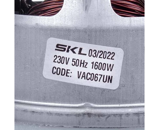 Изображение 4 Двигатель для пылесоса VAC067UN (с выступом) SKL D=102/94 mm H=25/107 mm 1600 W