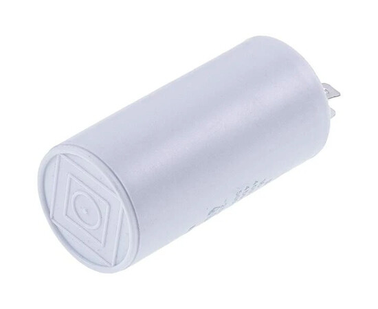 Зображення 2 Пусковий конденсатор для пральної машини CBB60 16uF 450V 40x70mm (під гайку, 4 клеми)