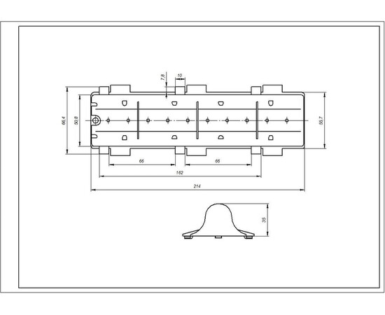 Изображение 6 Активатор, ребро барабана для стиральной машины Whirlpool L=215mm 480110100104