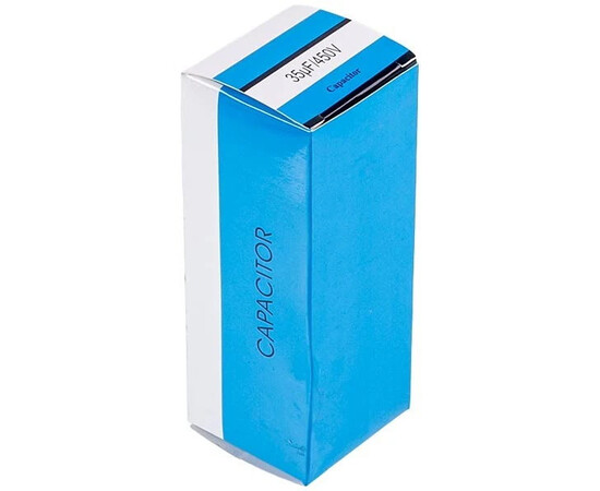 Зображення 4 Пусковий конденсатор для пральної машини CBB60 35uF 450V 45x95mm (під гайку, 4 клеми)