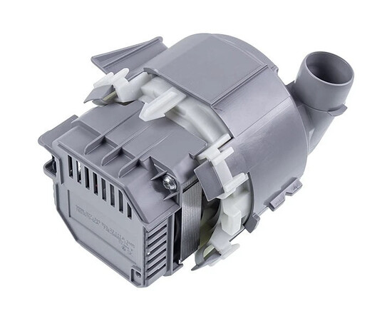 Изображение 2 Помпа циркуляционная + тэн + хомут шланга для посудомоечной машины Bosch 00651956