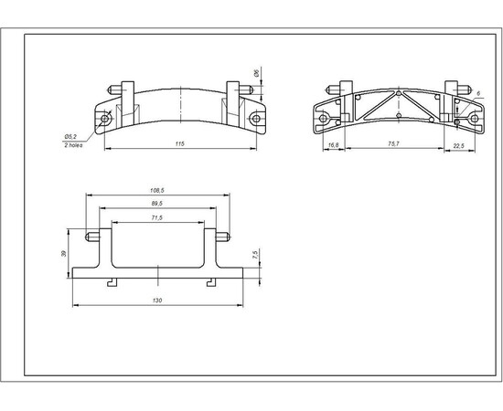 Зображення 6 Петля люка для пральної машини Bosch 00171269