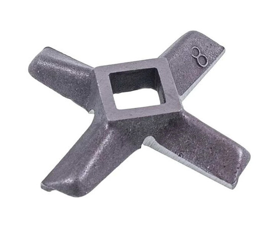 Зображення 2 Ніж для м'ясорубки Zelmer 00755469 D=54mm s=9mm Отвір=10x10mm NR8 ZMMA018X (A863107.00)