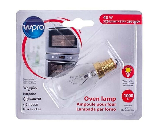 Зображення 2 Лампочка для духовки E14 40W Whirlpool 484000000978