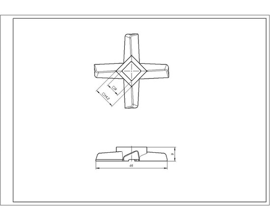 Зображення 7 Ніж для м'ясорубки Zelmer 00631383 D=46mm s=9mm Отвір=9x9mm NR5 ZMMA015X (A861007.00)