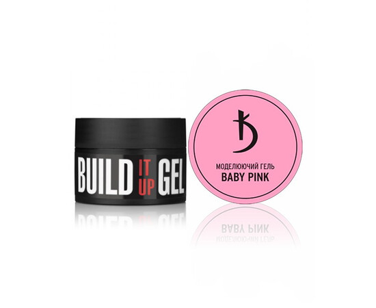 Изображение 2 Моделирующий гель Kodi Build It Up Gel Baby Pink, 12 мл, Объем (мл, г): 12, Цвет: Baby Pink