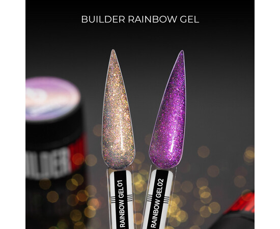 Зображення 4 Моделюючий гель Kodi Rainbow Gel 01, 13 г, Об'єм (мл, г): 13, Колір: 01