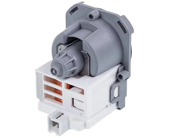 Изображение 3 Помпа (насос) для стиральной машины 292090 RC0341 Askoll 40 Вт M325 (контакты спаренные сзади; на 3 защелки)