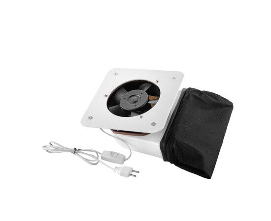 Изображение 2 Вытяжка для маникюра встроенная Air max V6 (MV150) сталь, 60 Вт, Цвет: White