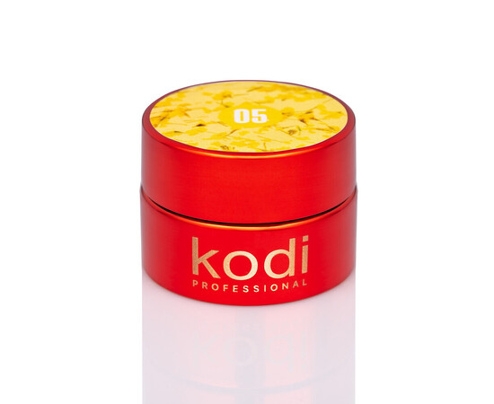 Зображення 4 Гель з сухоцвітом Kodi Flower Gel 05, 4 мл, Об'єм (мл, г): 4, Колір: 005
