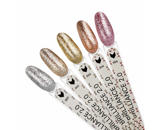 Зображення 2 Гель-лак F.O.X Brilliance 2.0 (Art brush 0,1) 001, 5 мл, Об'єм (мл, г): 5, Колір: 001