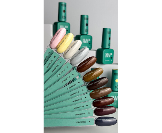 Зображення 3 Гель-лак для нігтів Siller Sweather Weather 09, 8мл, Об'єм (мл, г): 8, Колір: 09