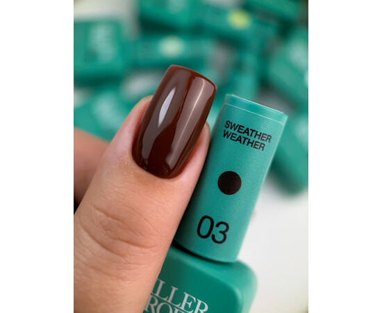 Зображення 2 Гель-лак для нігтів Siller Sweather Weather 03, 8мл, Об'єм (мл, г): 8, Колір: 03