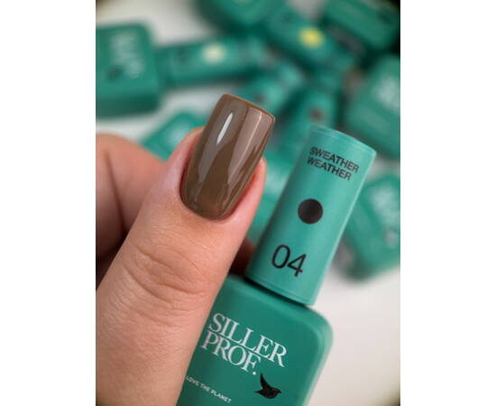 Зображення 2 Гель-лак для нігтів Siller Sweather Weather 04, 8мл, Об'єм (мл, г): 8, Колір: 04