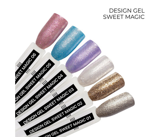 Зображення 3 Гель для дизайну Kodi Sweet Magic 05, 4 г, Об'єм (мл, г): 4, Колір: 05