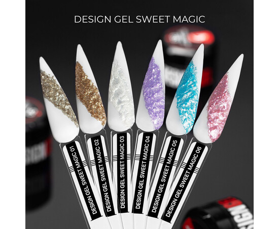 Зображення 2 Гель для дизайну Kodi Sweet Magic 03, 4 г, Об'єм (мл, г): 4, Колір: 03