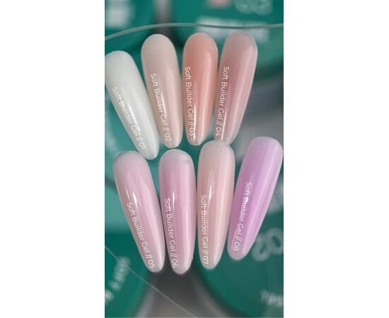 Зображення 4 Гель для нігтів Siller Soft Builder Gel 02, 30мл, Об'єм (мл, г): 30, Колір: 02