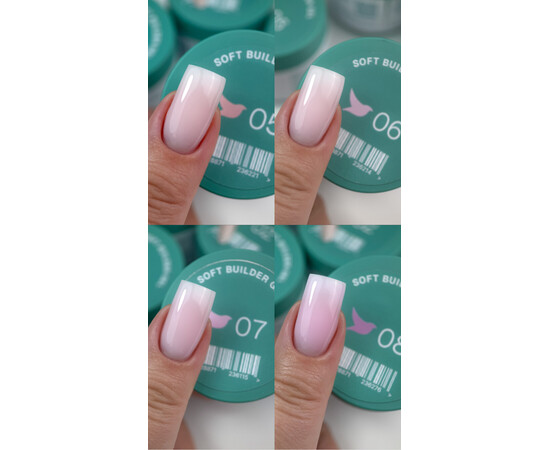 Зображення 6 Гель для нігтів Siller Soft Builder Gel 07, 15мл, Об'єм (мл, г): 15, Колір: 07