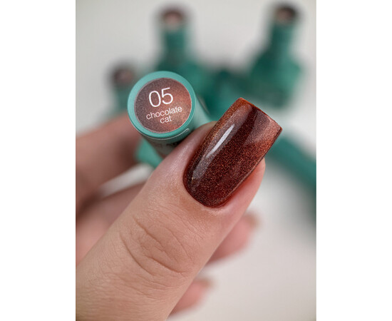 Зображення 3 Гель-лак для нігтів Siller Chocolate Cat 05, 8 мл, Об'єм (мл, г): 8, Колір: 05