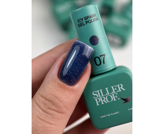 Зображення 2 Гель-лак для нігтів Siller Icy Spark 07, 8 мл, Об'єм (мл, г): 8, Колір: 07