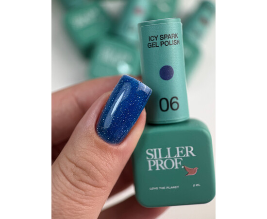 Зображення 2 Гель-лак для нігтів Siller Icy Spark 06, 8 мл, Об'єм (мл, г): 8, Колір: 06