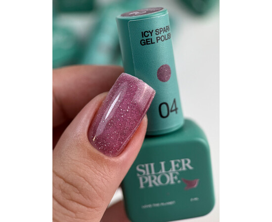 Изображение 2 Гель-лак для ногтей Siller Icy Spark 04, 8 мл, Объем (мл, г): 8, Цвет: 04