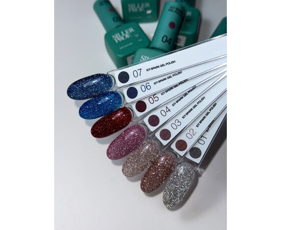 Зображення 4 Гель-лак для нігтів Siller Icy Spark 06, 8 мл, Об'єм (мл, г): 8, Колір: 06
