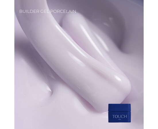Изображение 2 Гель для наращивания Touch Builder Gel Porcelain, 30 мл, Объем (мл, г): 30, Цвет: Porcelain