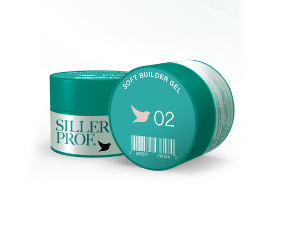 Изображение 2 Гель для ногтей Siller Soft Builder Gel 02, 15мл, Объем (мл, г): 15, Цвет: 02