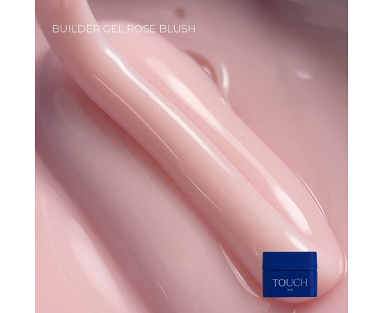 Изображение 2 Гель для наращивания Touch Builder Gel Rose blush, 10 мл, Объем (мл, г): 10, Цвет: Rose blush