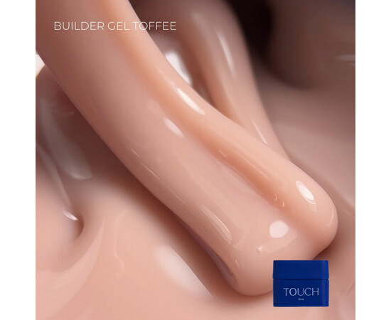 Зображення 2 Гель для нарощування Touch Builder Gel Toffee, 30 мл, Об'єм (мл, г): 30, Колір: Toffee